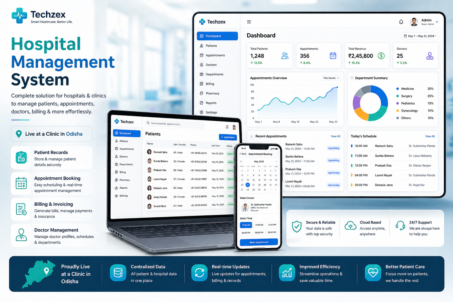 Hospital Management System — project preview